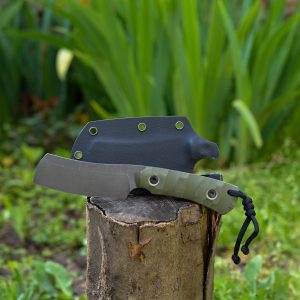 Mini Cleaver 7.8" D2 OD Green G10