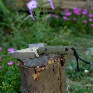 Droopy 7.5" 80CrV2 OD Green G10