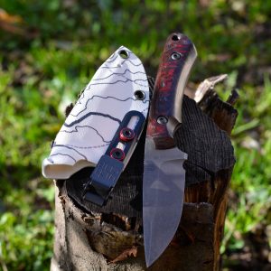 Premium Droopy 7.5" CPM 20CV Shredded Red Carbon Fiber